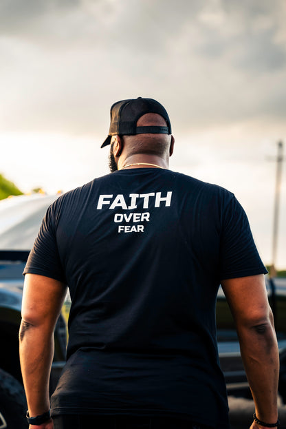 KickinitwithQ Faith Over Fear Short Sleeve T-Shirt